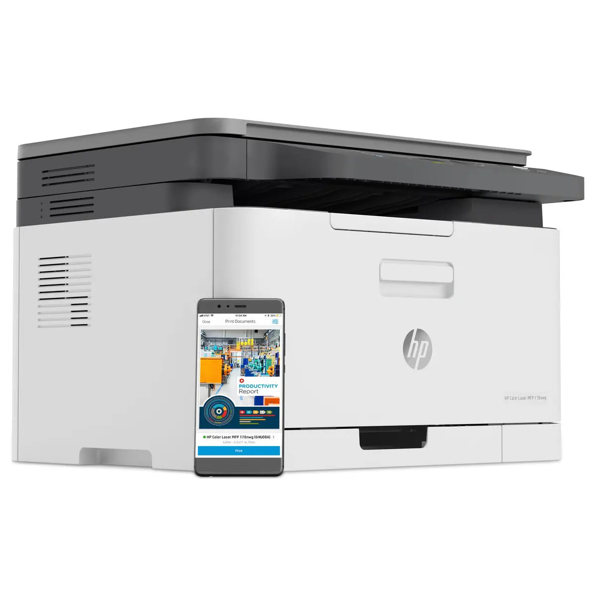 HP Color Laser 178NW Multifunction Printer, Print Copy Scan, Wi-Fi, USB 2.0 Ethernet (Official Warranty)