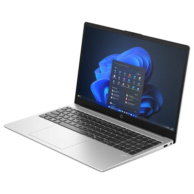 HP 250R G10 Laptop 15.6 Inch FHD Intel Core 5 120U 8GB RAM 512GB PCIe NVMe SSD Backlit KB Turbo Silver