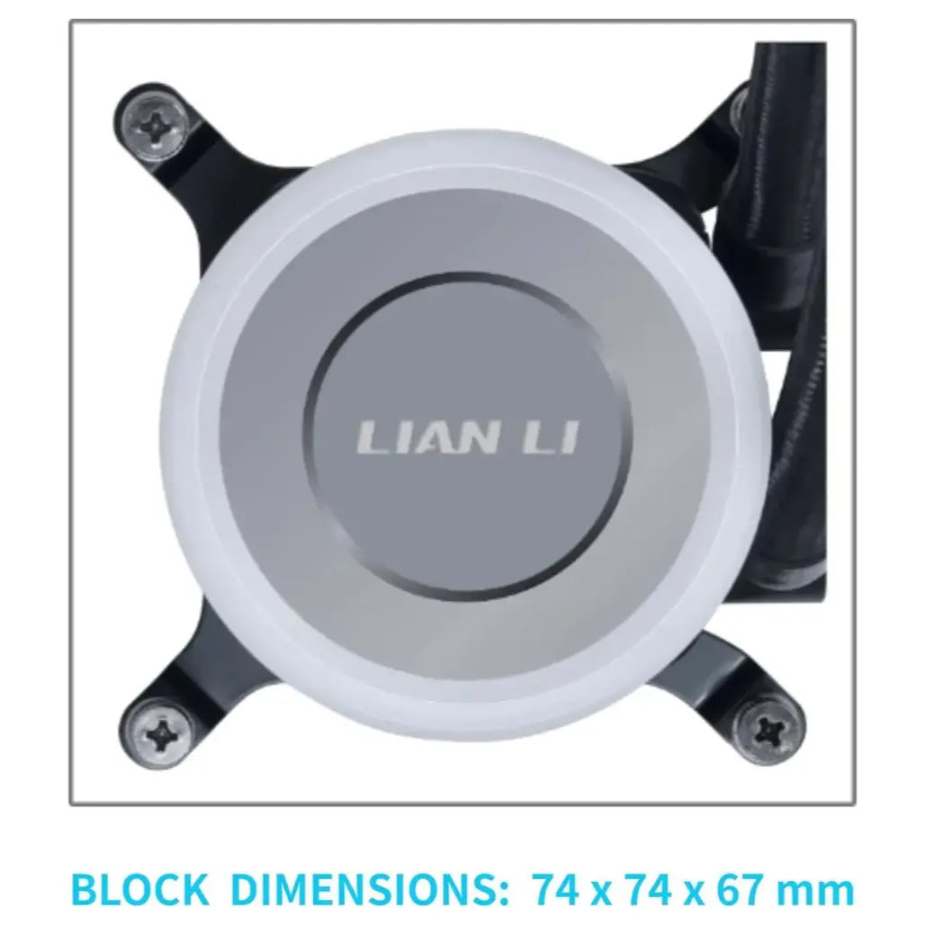 Lian Li Galahad II Lite AIO ARGB Liquid CPU Cooler 360mm Radiator, 3x28mm ARGB Fans, LGA1851 LGA1700 AM5 AM4 Black G89.GA2L36RB.00