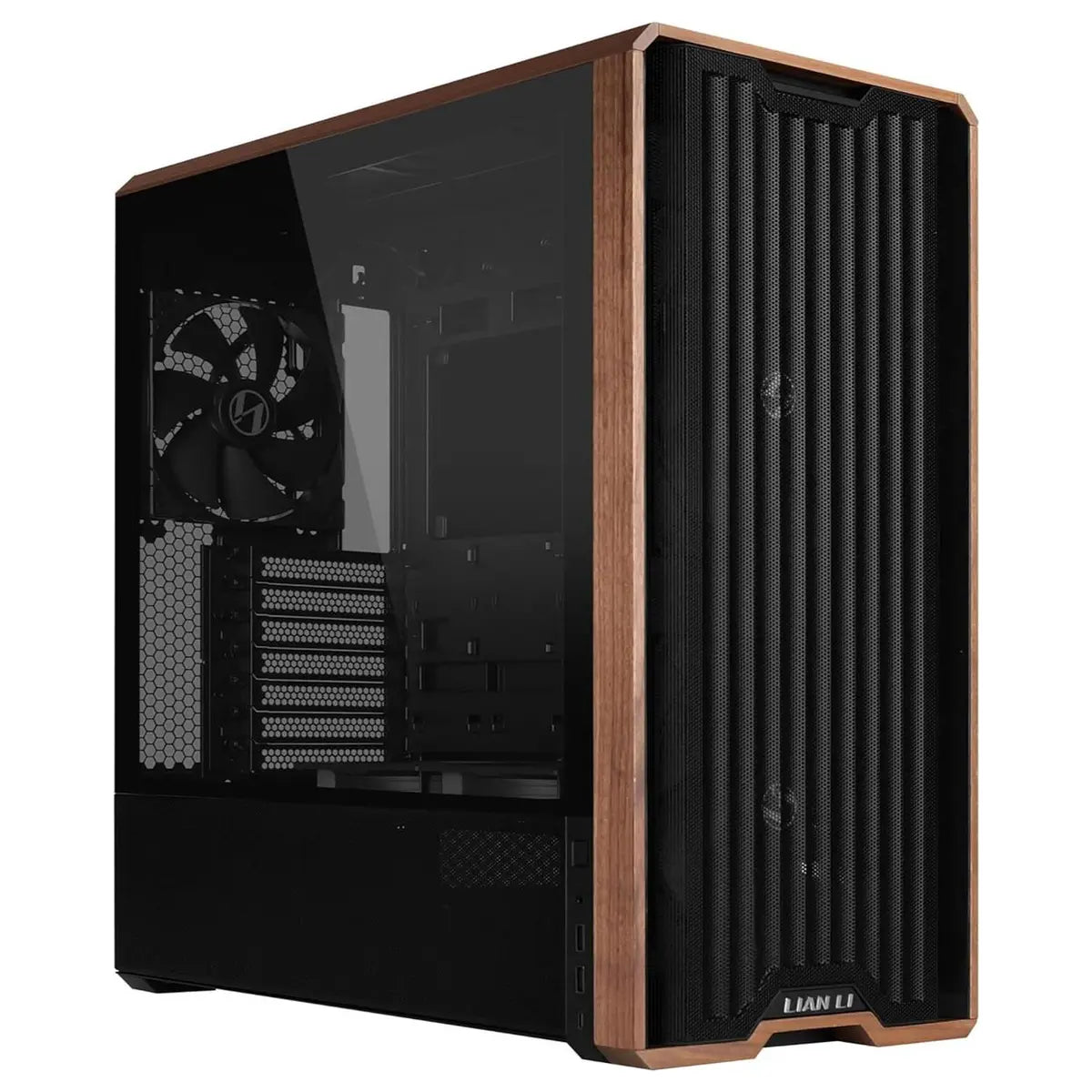Lian Li Lancool 217 Mid-Tower ATX PC Case, 5 PWM Fans, Black, G99.LAN217X.00