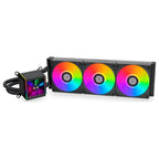 Lian Li Galahad II LCD 360 ARGB AIO 360mm Liquid CPU Cooler 2.88 Inch IPS LCD Asetek 8th Gen Black G89.GA2ALCD36B.00