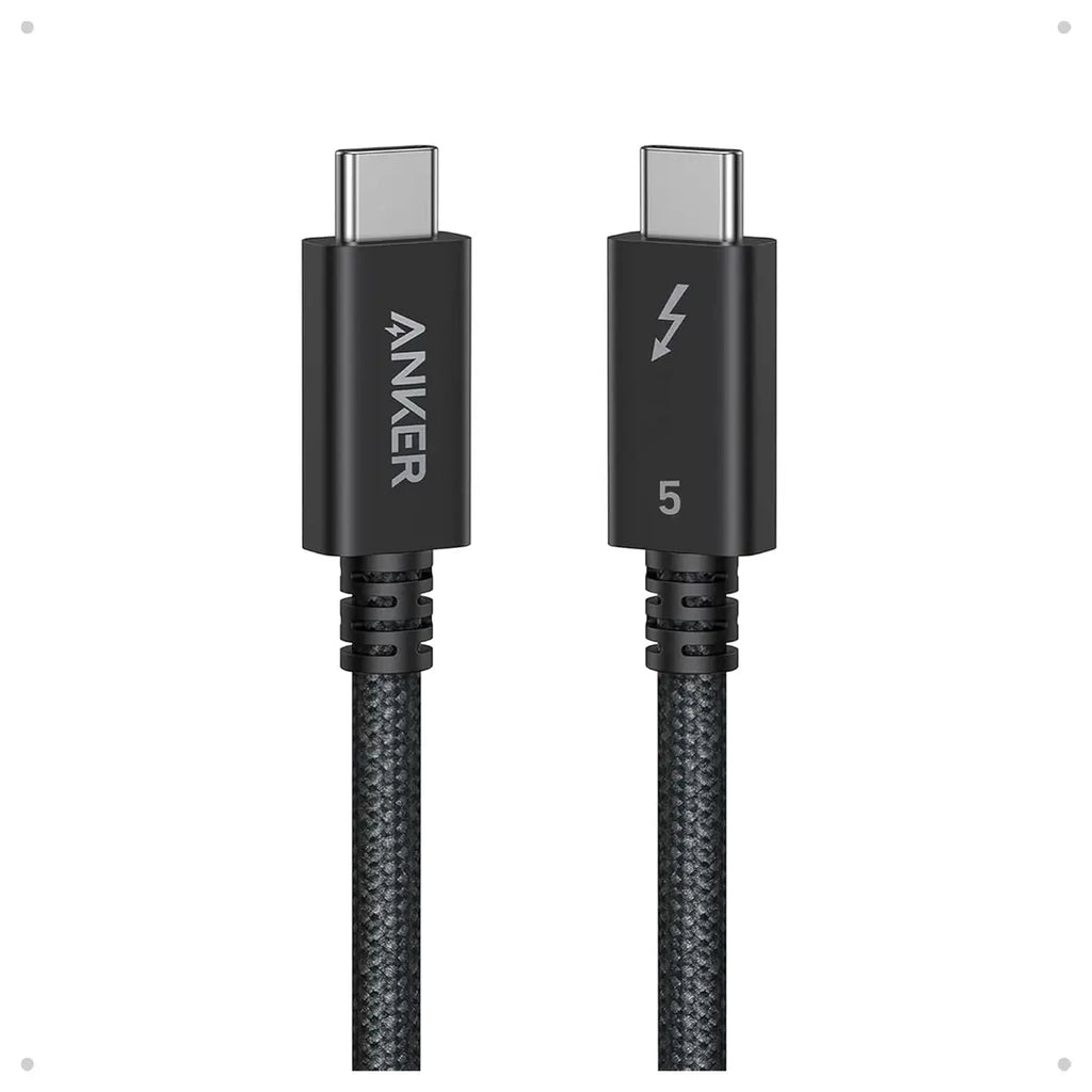 Anker Prime Thunderbolt 5 Cable USB C to USB C Cable 3.3FT, 240W Charging 80Gbps Data Transfer, 8K and 4K Displays