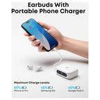 Soundcore P41i By Anker Adaptive Noise Cancelling Earbuds with Portable Phone Charger, 12H Playtime 192H with Case, White A3937H21