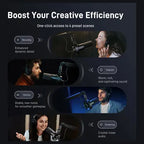 MAONO PD300X Dynamic Microphone USB and XLR Connection