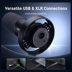 MAONO PD300X Dynamic Microphone USB and XLR Connection