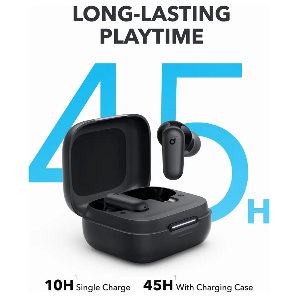 Soundcore By Anker R50i NC True Wireless Earbuds Bluetooth 5.3 10mm Drivers 45H Playtime IP54 Black