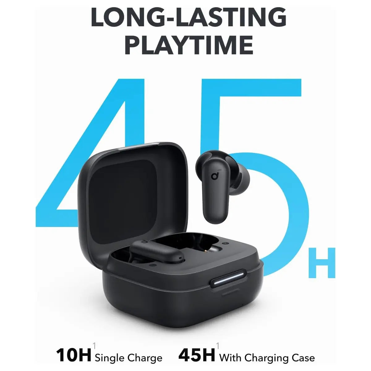 Soundcore By Anker R50i NC True Wireless Earbuds Bluetooth 5.3 10mm Drivers 45H Playtime IP54 Black
