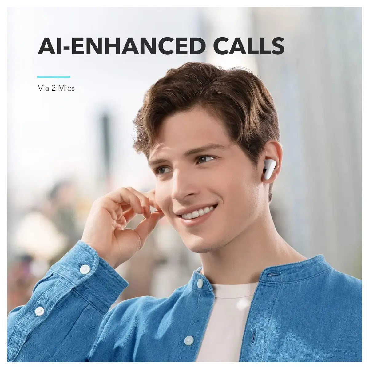 Anker SoundCore R50i True Wireless Earbuds, White A3949H22