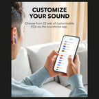 Soundcore K20i by Anker Semi-in-Ear Earbuds, Bluetooth Wireless, 36H Playtime, Fast Charge, ENC 2-Mic Clear Calls, IPX5, Purple