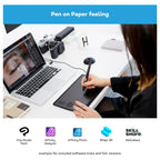Wacom Intuos Pro Medium Digitiser 8192 Pressure Levels Tilt Recognition Multi-Touch USB Bluetooth Black PTH-660-N