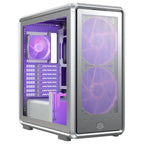 Cooler Master MasterFrame 600 Mesh Mid-Tower Chassis, Open-Frame, ATX To E-ATX, Triple 360mm Radiator Support, Tempered Glass, USB 3.2 Type-C