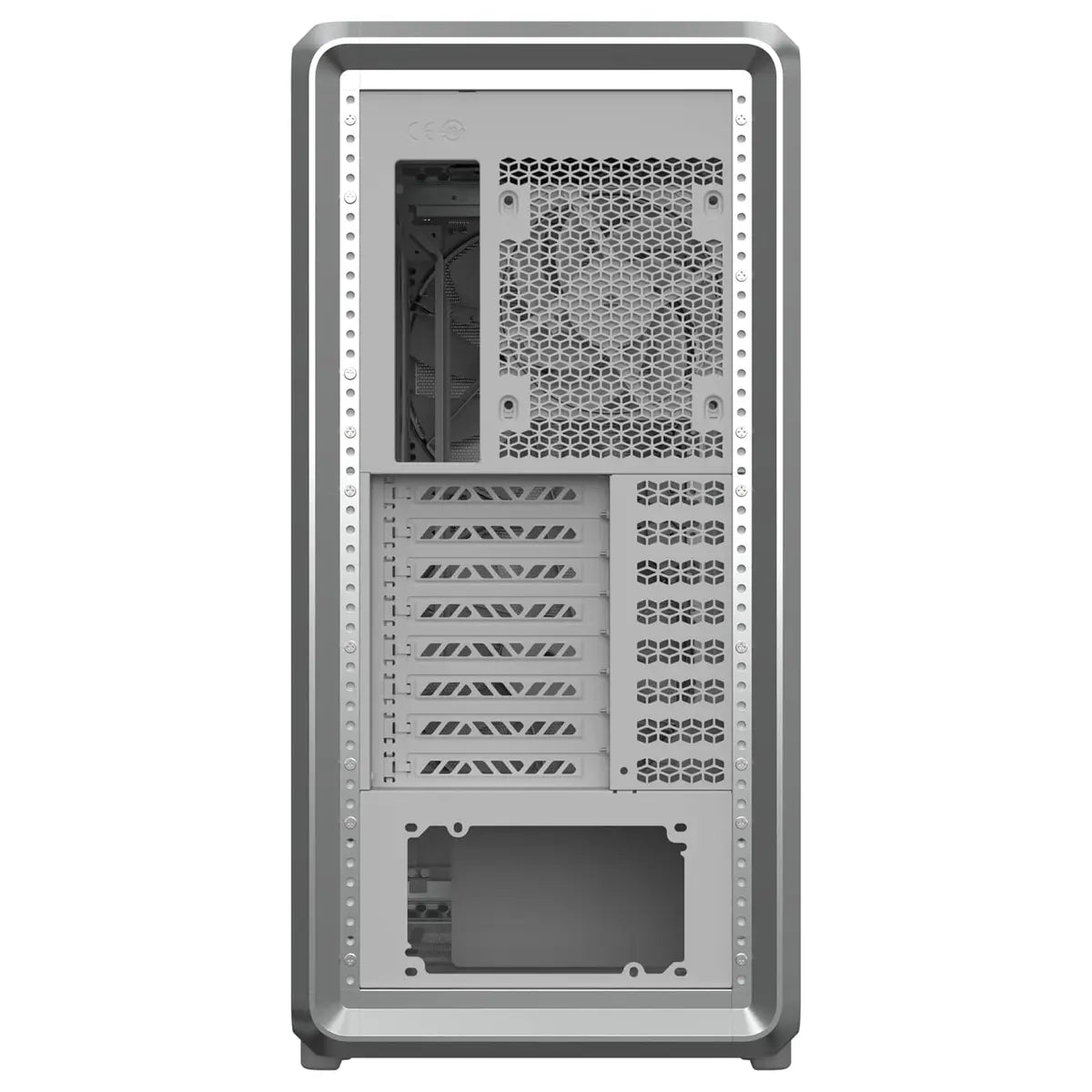 Cooler Master MasterFrame 600 Mesh Mid-Tower Chassis, Open-Frame, ATX To E-ATX, Triple 360mm Radiator Support, Tempered Glass, USB 3.2 Type-C