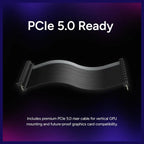 Cooler Master MasterFrame 360 Stage LCD ATX Mid-Tower PC Case, 430mm GPU, 360mm Radiator, PCIe 5.0 Ready, USB-C