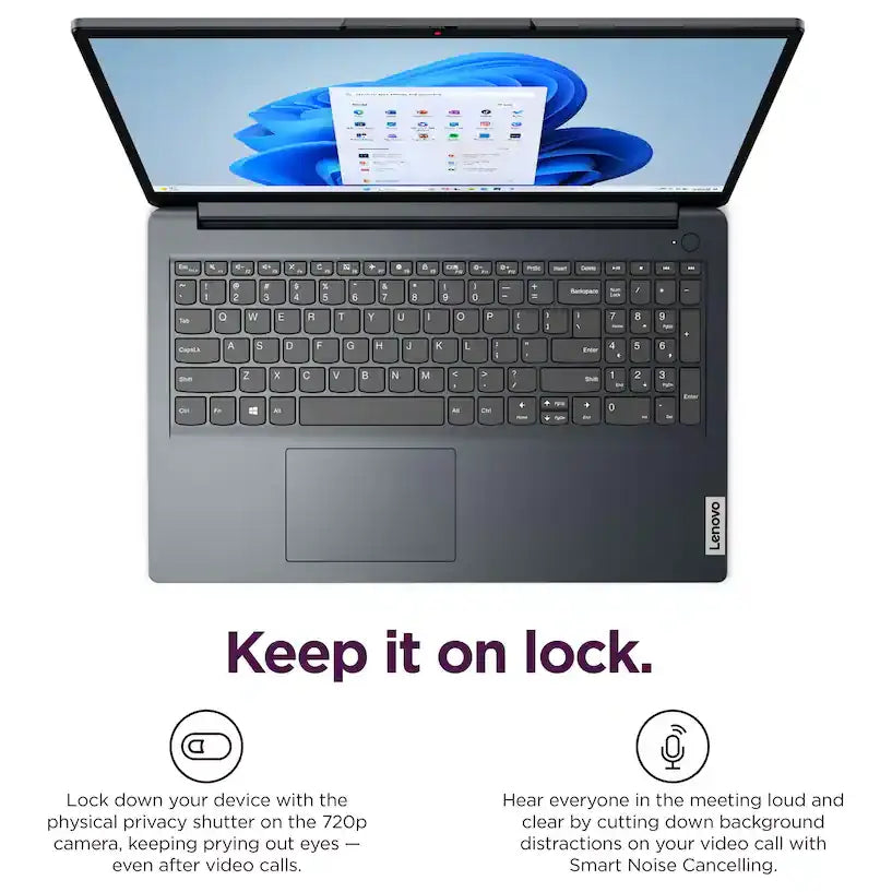 Lenovo IdeaPad 1 Laptop Intel Core i5-1335U 8GB RAM 256GB SSD 15.6' FHD Touch Windows 11 Home Abyss Blue 83B40006US