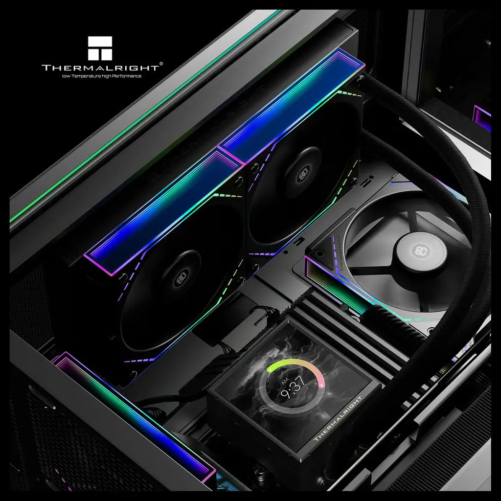 Thermalright Peerless Vision 240 ARGB CPU Liquid Cooler 240mm 3.95' LCD Black