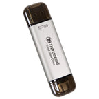 Transcend ESD310 512GB Dual USB Type-A and USB Type-C External SSD Up To 1050MB/s Black TS512GESD310S