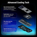 PNY NVIDIA GeForce RTX 5070 Epic-X ARGB OC Triple Fan Graphics Card 12GB GDDR7 PCIe 5.0 Black VCG507012TFXXPB1-O