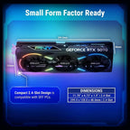 PNY NVIDIA GeForce RTX 5070 Epic-X ARGB OC Triple Fan Graphics Card 12GB GDDR7 PCIe 5.0 Black VCG507012TFXXPB1-O