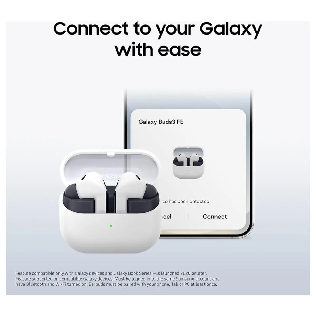 Samsung Galaxy Buds3 FE True Wireless Bluetooth Earbuds With Active Noise Cancellation Gray
