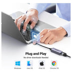 UGREEN USB C to Ethernet Adapter 1Gbps Gigabit RJ45 to Type-C Thunderbolt 4 and 3 Compatible 50737