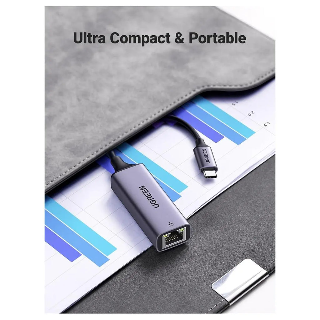 UGREEN USB C to Ethernet Adapter 1Gbps Gigabit RJ45 to Type-C Thunderbolt 4 and 3 Compatible 50737