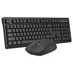 A4Tech FG1200S 2.4GHz Wireless Desktop Set Silent Click Black