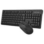 A4Tech FG1200S 2.4GHz Wireless Desktop Set Silent Click Black