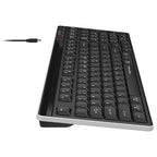 A4Tech FBX70C Wireless Keyboard Dual Connectivity Mode BT Plus 2.4GHz Black