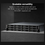 Synology RS2423RP+ 12-Bay RackStation Diskless