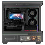 Thermalright TL-UB36R 360mm Single-Frame PC Cooling Reverse Case Fans, PWM 2150RPM, ARGB Lighting, High Airflow, Black