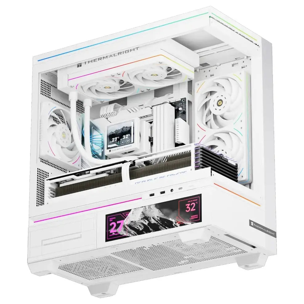 Thermalright TL-UB24W Computer Case Fan 2-In-1 ARGB 240mm Dual-Fan PWM White