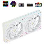 Thermalright TL-UB24W Computer Case Fan 2-In-1 ARGB 240mm Dual-Fan PWM White