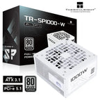 Thermalright TR-SP1000-W 1000W 80 PLUS Platinum Fully Modular Power Supply, Intel ATX 3.1 Certified, PCIe 5.1, White
