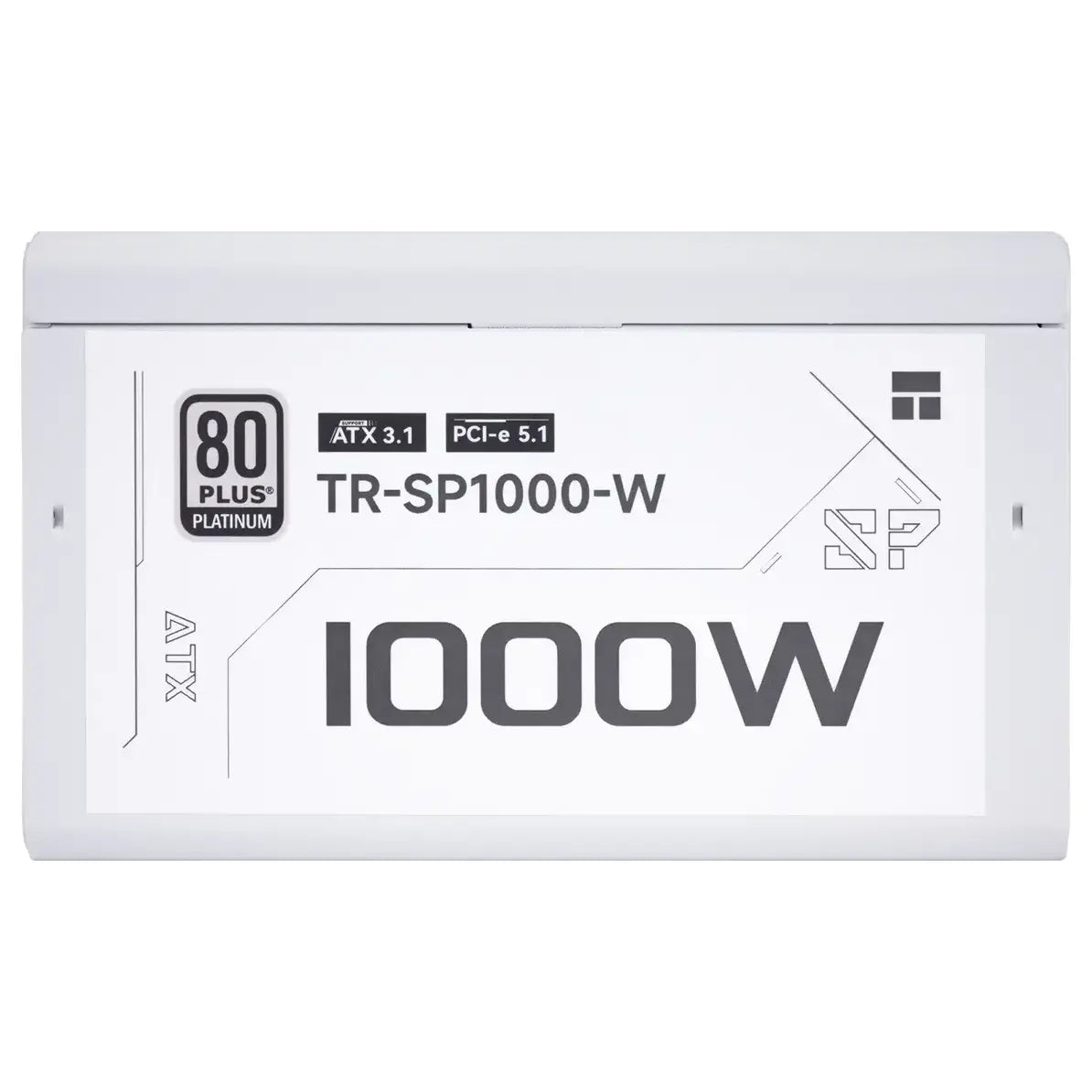 Thermalright TR-SP1000-W 1000W 80 PLUS Platinum Fully Modular Power Supply, Intel ATX 3.1 Certified, PCIe 5.1, White