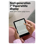 Amazon Kindle Paperwhite E-Reader 16GB 7 Inch Glare-Free Display, Black