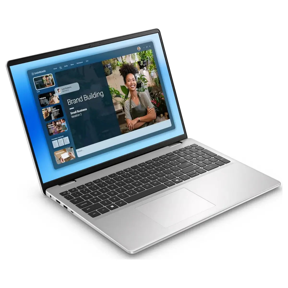 Dell 16 Laptop DC16251 Intel Core 5 120U 8GB DDR5 512GB SSD 16" FHD+ Touch Screen Windows 11 Home Silver