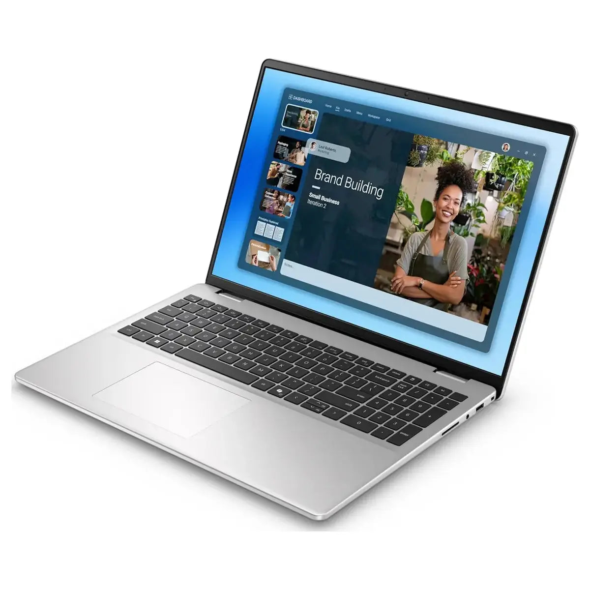 Dell 16 Laptop DC16251 Intel Core 5 120U 8GB DDR5 512GB SSD 16" FHD+ Touch Screen Windows 11 Home Silver