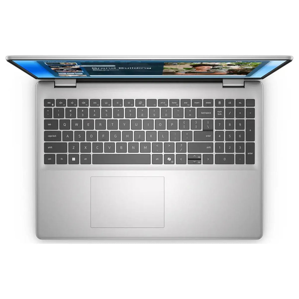 Dell 16 Laptop DC16251 Intel Core 5 120U 8GB DDR5 512GB SSD 16" FHD+ Touch Screen Windows 11 Home Silver
