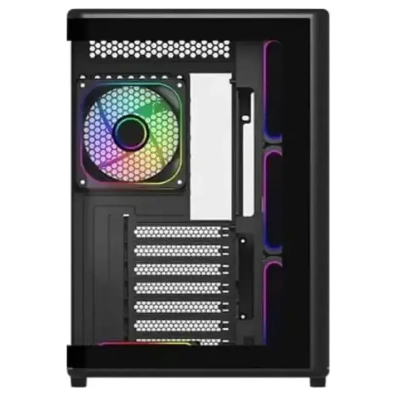 Cooler Master Elite 600 ATX Tempered Glass ARGB Type-C Mid Tower Case, 4x Pre-Installed ARGB Fans, Up To 425mm GPU, Up To 360mm Radiator, Black, E600-KGNN-S01