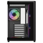 Cooler Master Elite 600 ATX Tempered Glass ARGB Type-C Mid Tower Case, 4x Pre-Installed ARGB Fans, Up To 425mm GPU, Up To 360mm Radiator, Black, E600-KGNN-S01