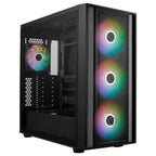 Cooler Master MasterBox 600 Mid-Tower Case, E-ATX, Back Connect, 420mm Radiator Ready, 3x140mm and 1x120mm ARGB PWM Fans, USB 3.2 Gen 2x2 Type-C, Black