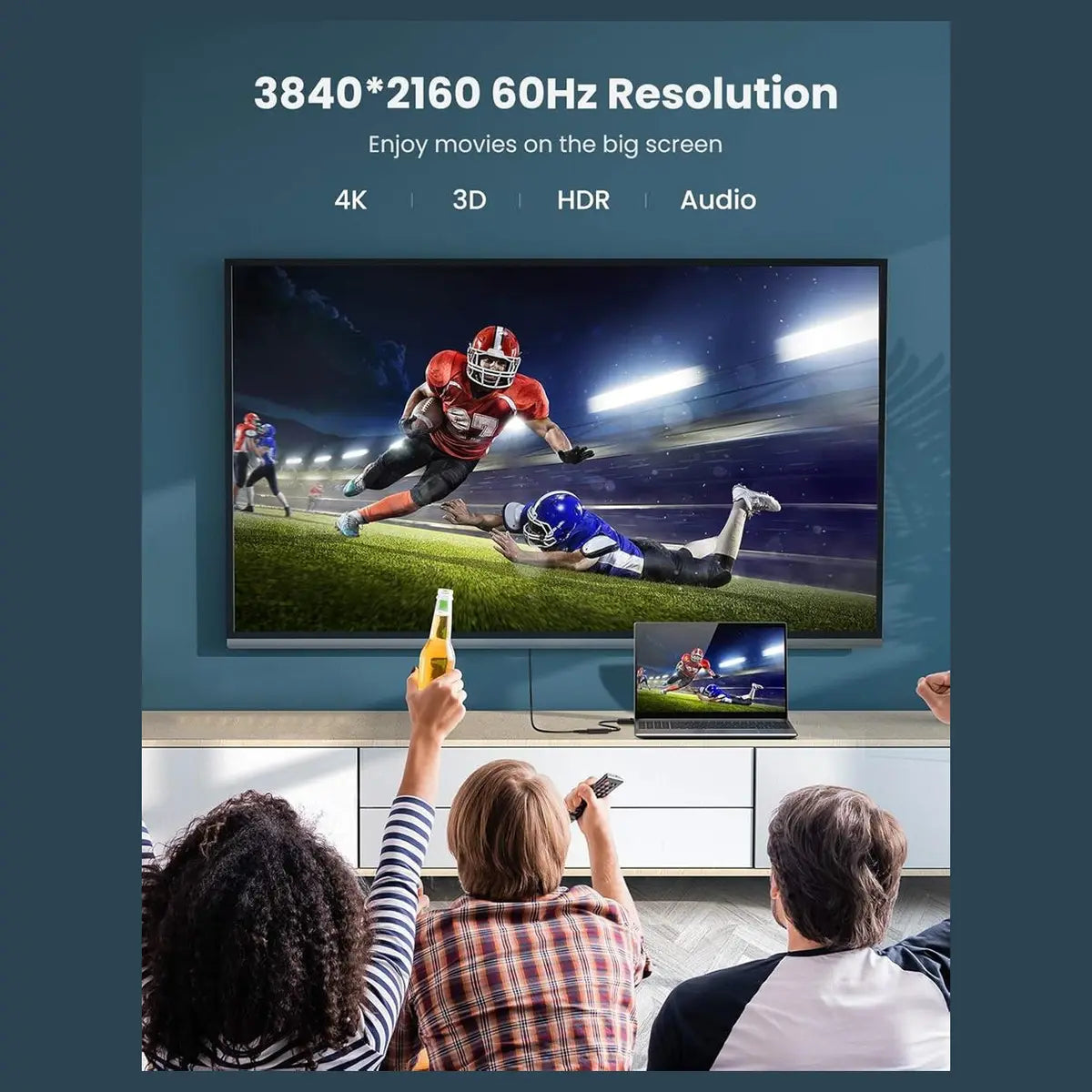 Ugreen DisplayPort to HDMI Adapter, 4K At 60Hz, 70694
