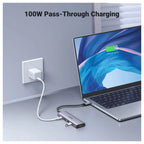 Ugreen USB C Hub 5-in-1 Multiport Adapter, 100W PD, 4K HDMI, 3x USB-A 5Gbps 15596