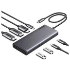 UGREEN 35625 8-in-1 USB-C Docking Station, Triple 4K60Hz HDMI and DisplayPort, 100W Power Delivery 35625