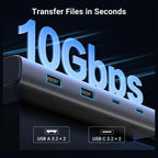 UGREEN 35625 8-in-1 USB-C Docking Station, Triple 4K60Hz HDMI and DisplayPort, 100W Power Delivery 35625