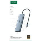 UGREEN CM498 9 in 1 USB-C Multifuntional Adapter Aluminum 15600
