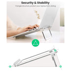 Ugreen Adjustable Laptop Desk Stand 80348 87-131mm Stainless Steel for 11" ~ 17" Laptops