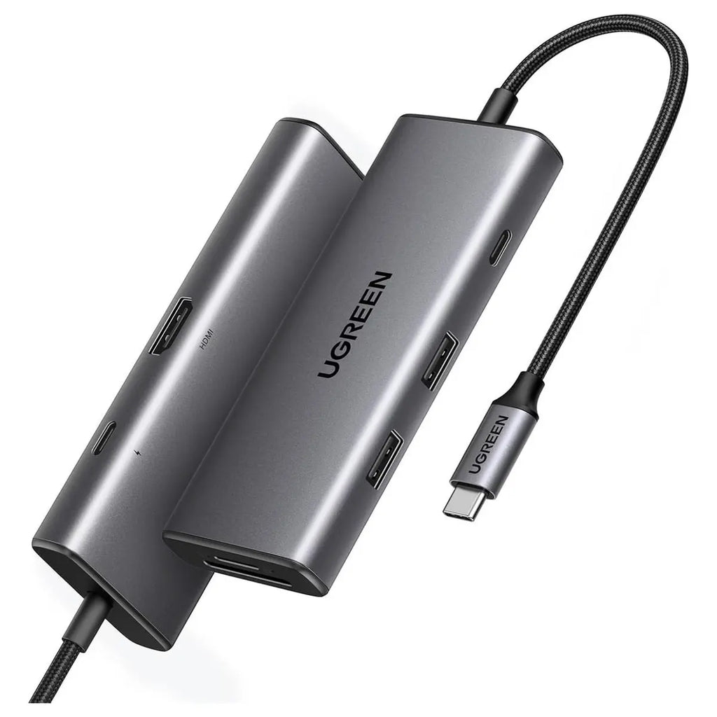Ugreen Revodok Pro 107 USB-C Hub 7-in-1 10Gbps 4K HDMI 100W Power Delivery SD and Micro SD Card Reader 15531