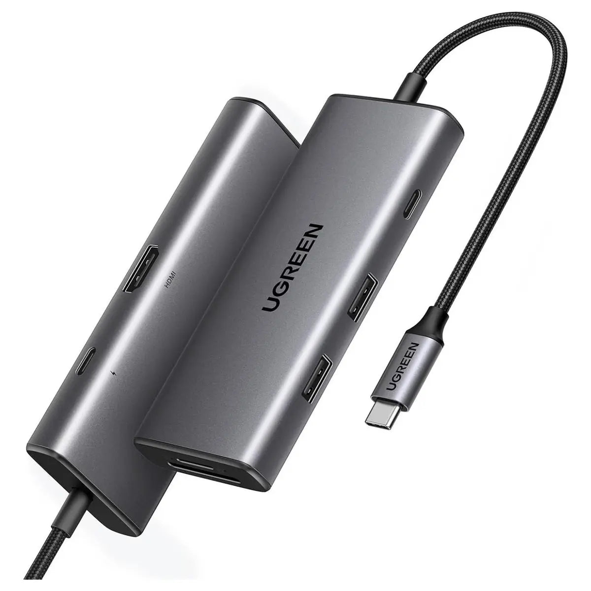 Ugreen Revodok Pro 107 USB-C Hub 7-in-1 10Gbps 4K HDMI 100W Power Delivery SD and Micro SD Card Reader 15531