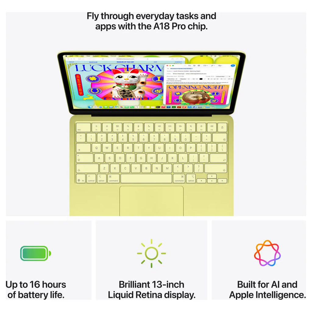 Apple MacBook Neo 13, Apple A18 Pro 6-Core, 8GB RAM 256GB SSD, 13in 2408x1506 Liquid Retina, macOS with Apple Intelligence, Blush MHFH4